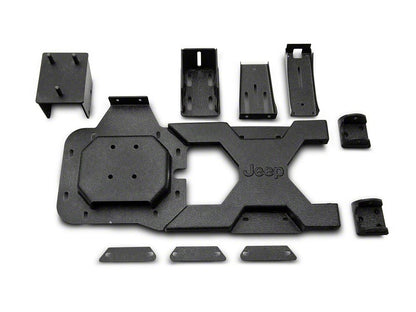 Jeep Licensed by RedRock HD Tire Carrier with Mount and Jeep Logo (07-18 Jeep Wrangler JK)