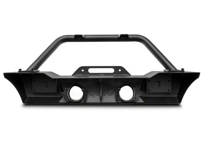 Jeep Licensed by RedRock Stubby Front Winch Bumper with Jeep Logo (07-18 Jeep Wrangler JK)
