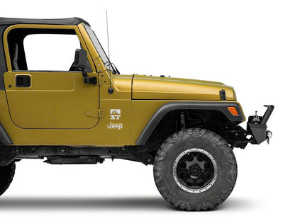 Jeep Licensed by RedRock Trail Force HD Front Bumper with Jeep Logo (87-06 Jeep Wrangler YJ & TJ)