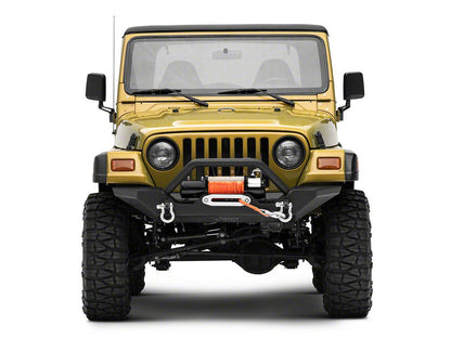 Jeep Licensed by RedRock Trail Force HD Front Bumper with Jeep Logo (87-06 Jeep Wrangler YJ & TJ)
