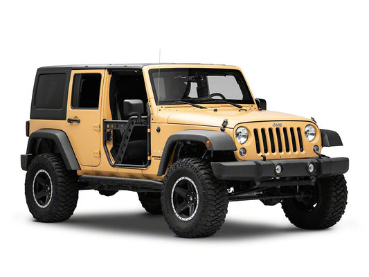 Jeep Licensed by RedRock HD Front Adventure Doors with Jeep Logo (07-18 Jeep Wrangler JK)