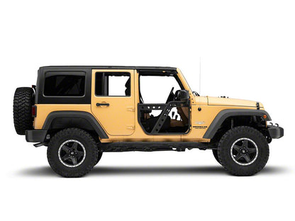 Jeep Licensed by RedRock HD Front Adventure Doors with Jeep Logo (07-18 Jeep Wrangler JK)