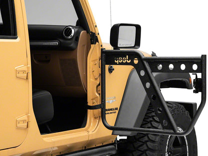 Jeep Licensed by RedRock HD Front Adventure Doors with Jeep Logo (07-18 Jeep Wrangler JK)