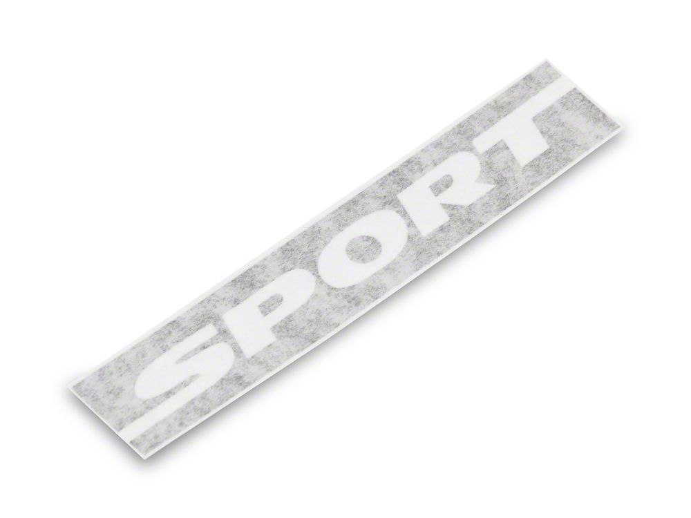 Jeep Licensed by RedRock Sport Side Logo; Matte Black (87-18 Jeep Wrangler YJ, TJ & JK)