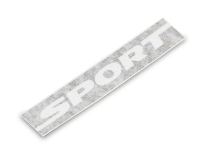 Jeep Licensed by RedRock Sport Side Logo; Matte Black (87-18 Jeep Wrangler YJ, TJ & JK)