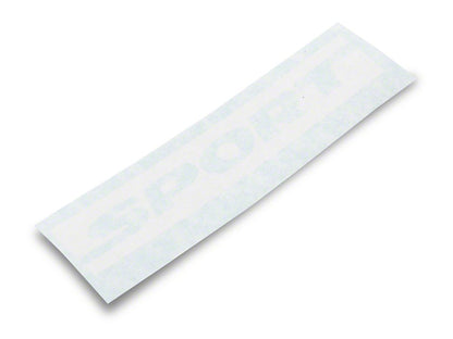 Jeep Licensed by RedRock Sport Side Logo; White (87-18 Jeep Wrangler YJ, TJ & JK)