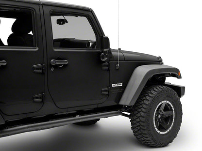 Jeep Licensed by RedRock Sport Side Logo; White (87-18 Jeep Wrangler YJ, TJ & JK)