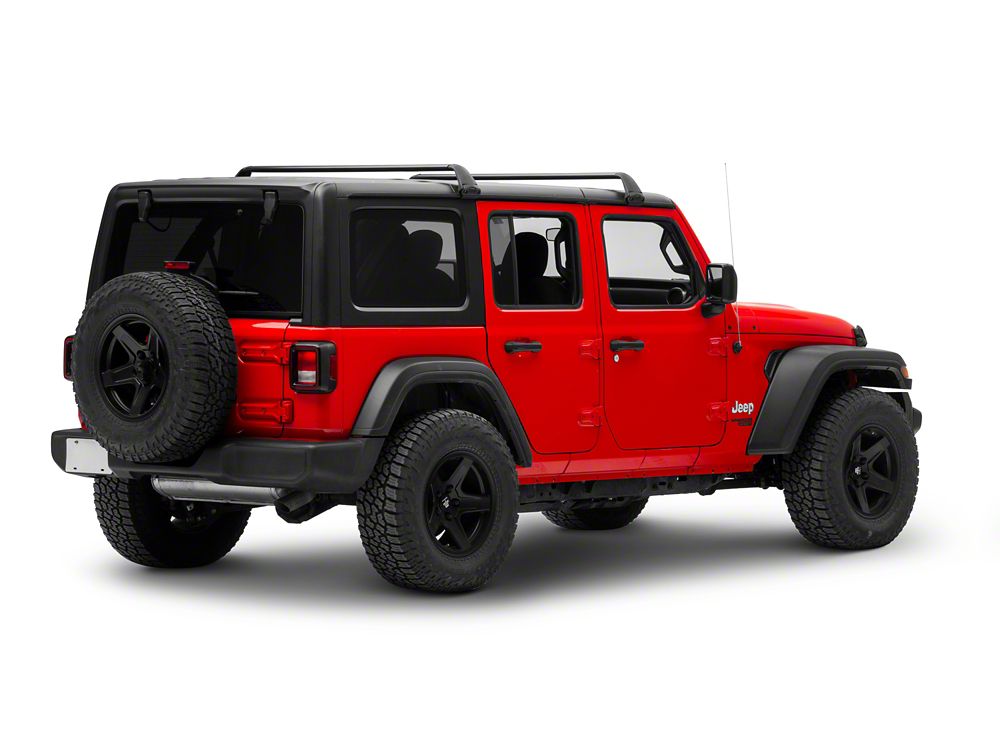 RedRock Crossbar Roof Rack (07-25 Jeep Wrangler JK & JL 4-Door)