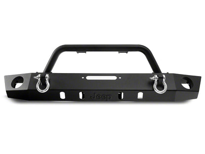 Jeep Licensed by RedRock Trekker Front Bumper with Jeep Logo (07-18 Jeep Wrangler JK)