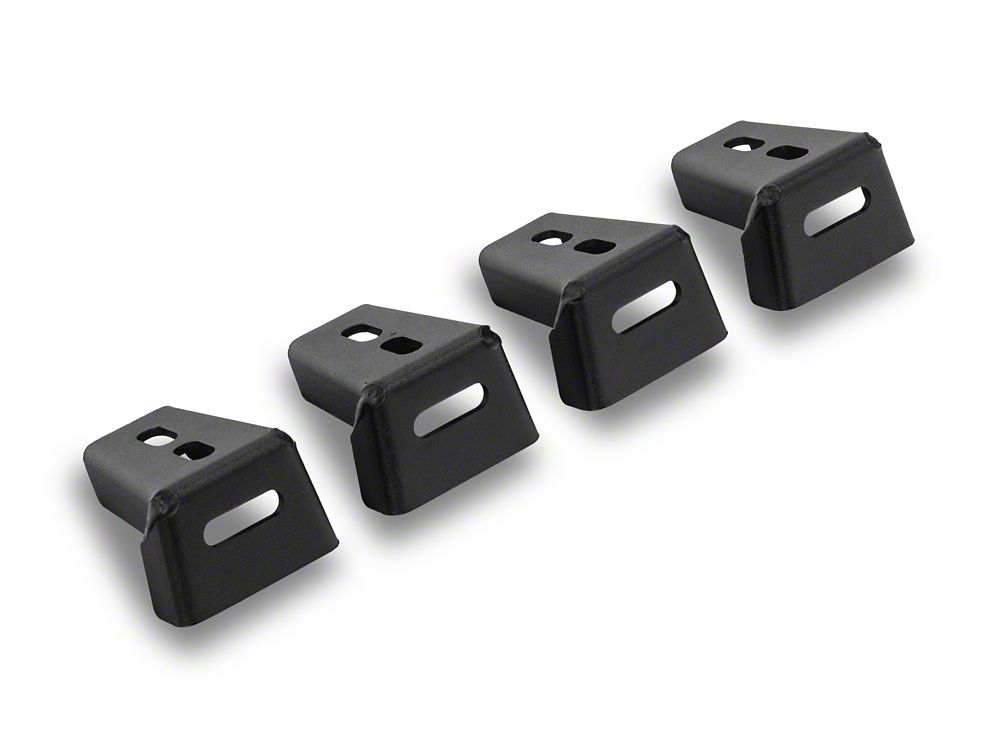 Jeep Licensed by RedRock 3-Inch Round Side Step Bars with Jeep Logo; Textured Black (87-06 Jeep Wrangler YJ & TJ, Excluding Unlimited)