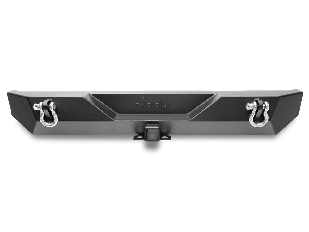 Jeep Licensed by RedRock Trail Force HD Rear Bumper with Jeep Logo (87-06 Jeep Wrangler YJ & TJ)