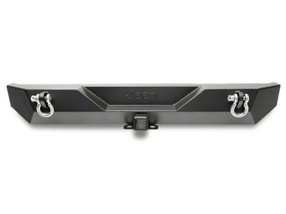 Jeep Licensed by RedRock Trail Force HD Rear Bumper with Jeep Logo (87-06 Jeep Wrangler YJ & TJ)