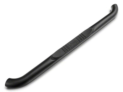 Jeep Licensed by RedRock 3-Inch Round Curved Side Step Bars with Jeep Logo (07-18 Jeep Wrangler JK 2-Door)