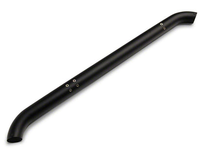 Jeep Licensed by RedRock 3-Inch Round Curved Side Step Bars with Jeep Logo (07-18 Jeep Wrangler JK 2-Door)
