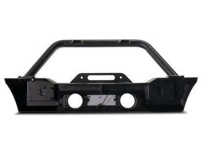 Jeep Licensed by RedRock HD Stubby Front Bumper with LED Jeep Logo Backlight (07-18 Jeep Wrangler JK)