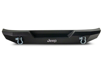 Jeep Licensed by RedRock HD Rear Bumper with LED Jeep Logo Backlight (07-18 Jeep Wrangler JK)
