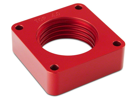 RedRock Throttle Body Spacer (91-06 4.0L Jeep Wrangler YJ & TJ)