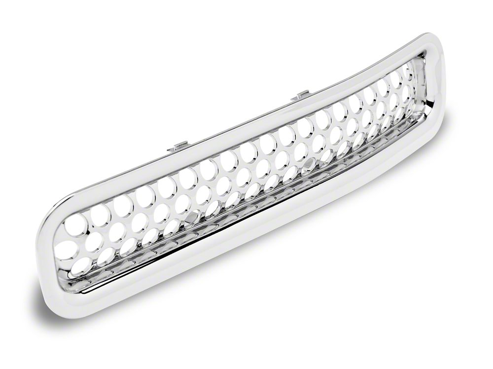 RedRock Grille Inserts; Chrome (97-06 Jeep Wrangler TJ)