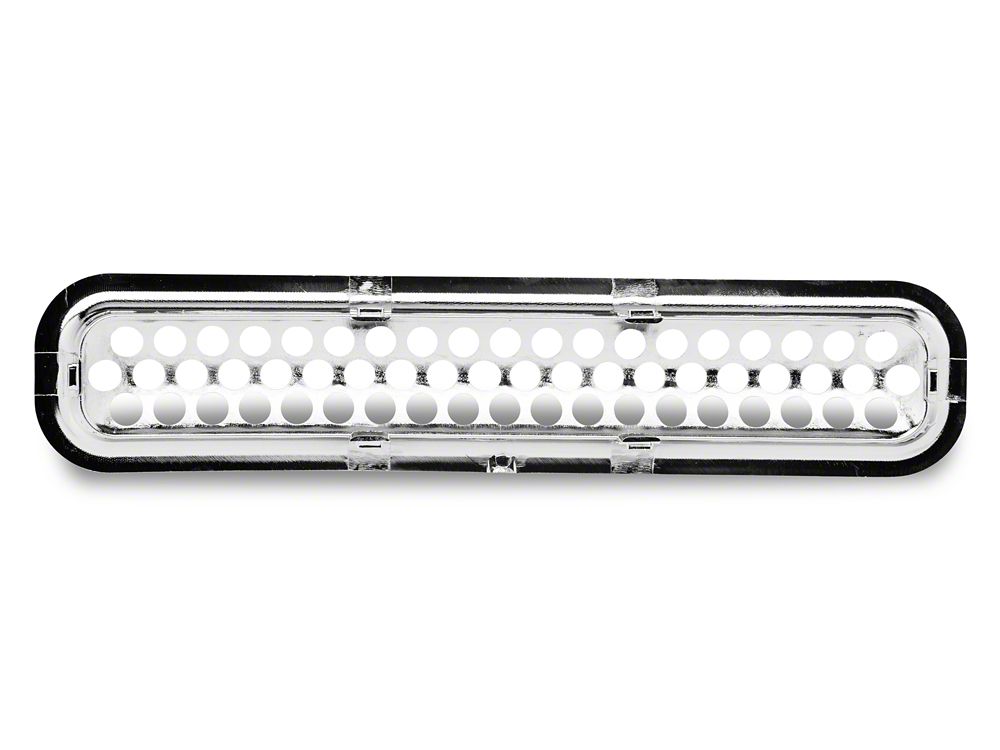 RedRock Grille Inserts; Chrome (97-06 Jeep Wrangler TJ)