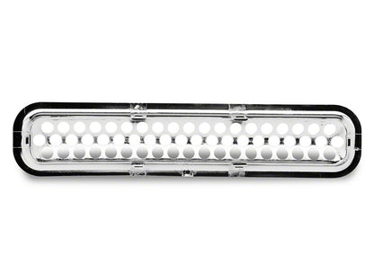 RedRock Grille Inserts; Chrome (97-06 Jeep Wrangler TJ)