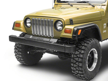 RedRock Grille Inserts; Chrome (97-06 Jeep Wrangler TJ)