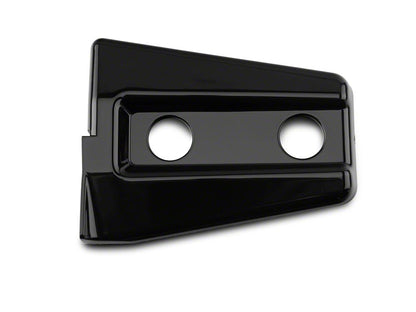 RedRock Hood Hinge Cover; Black (07-18 Jeep Wrangler JK)