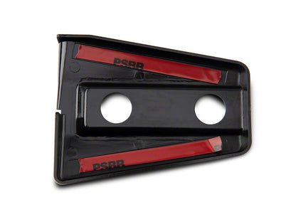 RedRock Hood Hinge Cover; Black (07-18 Jeep Wrangler JK)