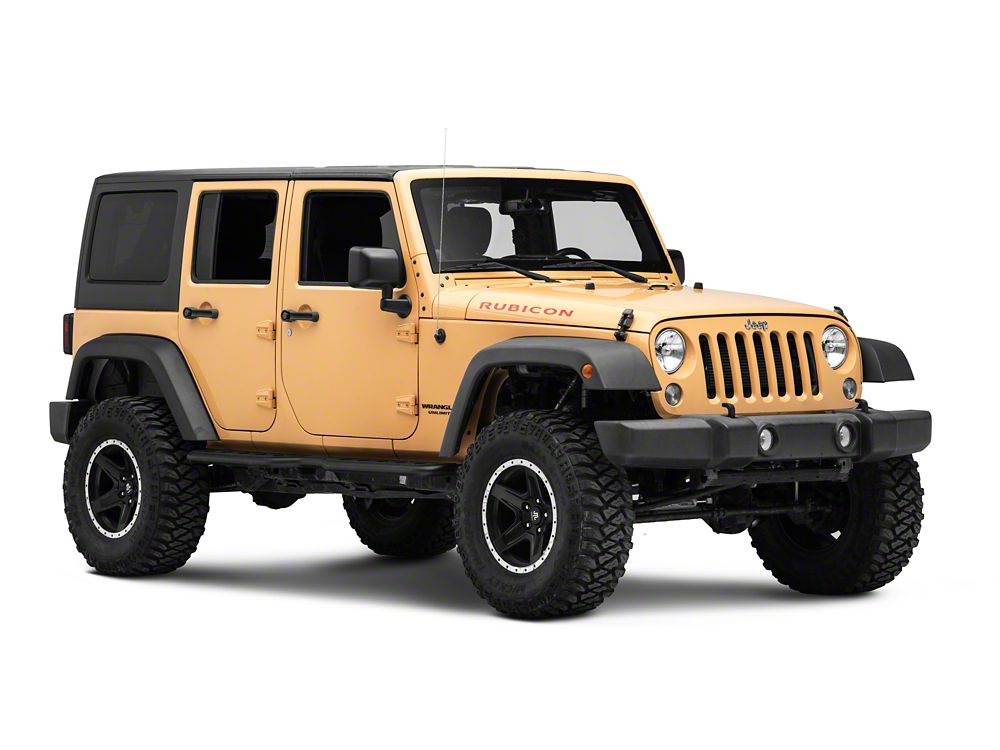 Jeep Licensed by RedRock Rubicon Hood Logo; Red (07-18 Jeep Wrangler JK)