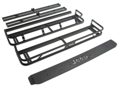 Jeep Licensed by RedRock Expedition Rack (97-06 Jeep Wrangler TJ, Excluding Unlimited)