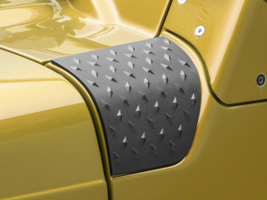RedRock Cowl Armor; Diamond Plate Style (97-06 Jeep Wrangler TJ)