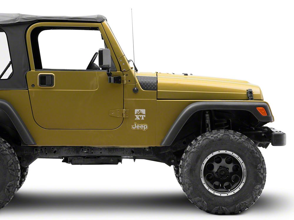 RedRock Cowl Armor; Diamond Plate Style (97-06 Jeep Wrangler TJ)
