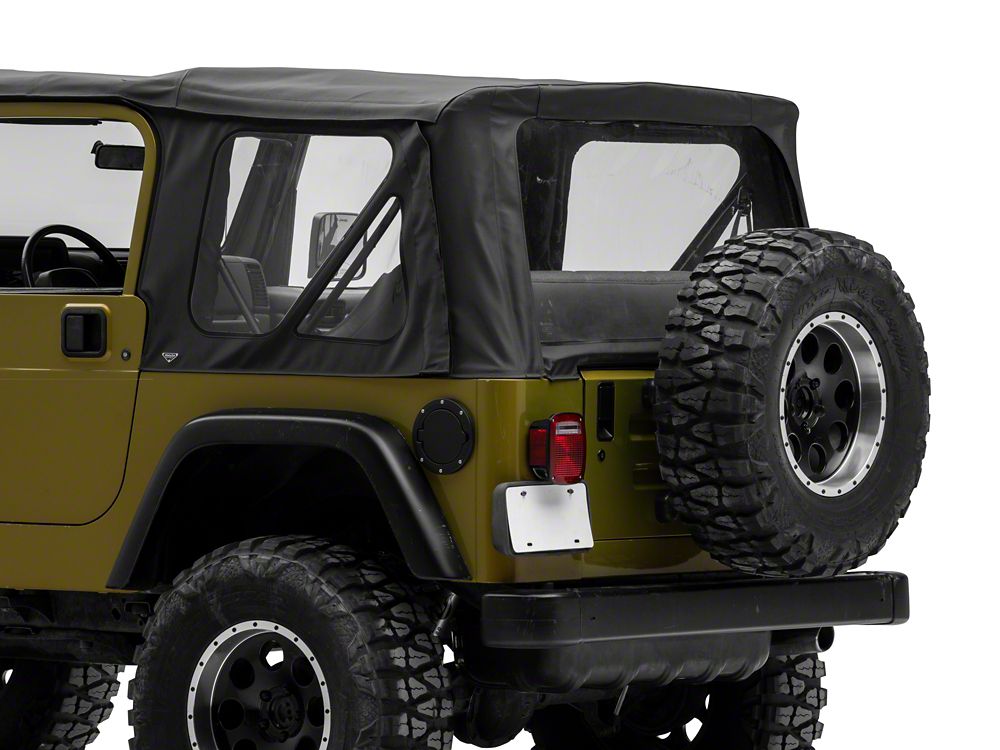 RedRock Fuel Door; Textured Black (97-06 Jeep Wrangler TJ)