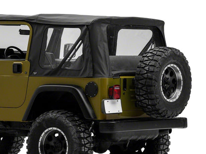 RedRock Fuel Door; Textured Black (97-06 Jeep Wrangler TJ)