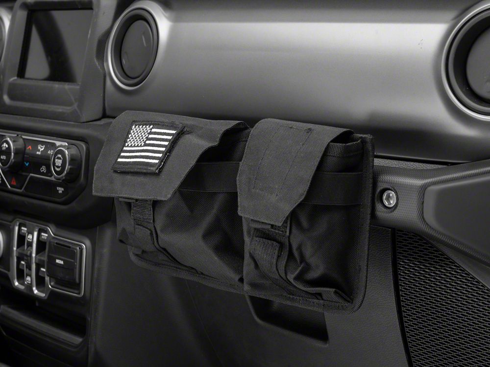 RedRock Passenger Storage Bag with Flag Logo (07-25 Jeep Wrangler JK & JL)