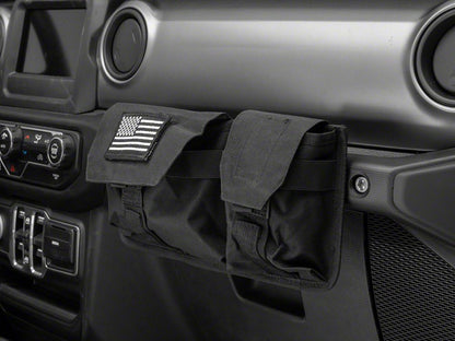 RedRock Passenger Storage Bag with Flag Logo (07-25 Jeep Wrangler JK & JL)