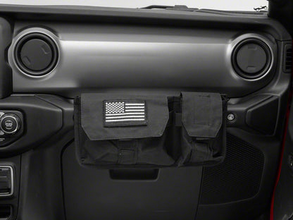 RedRock Passenger Storage Bag with Flag Logo (07-25 Jeep Wrangler JK & JL)