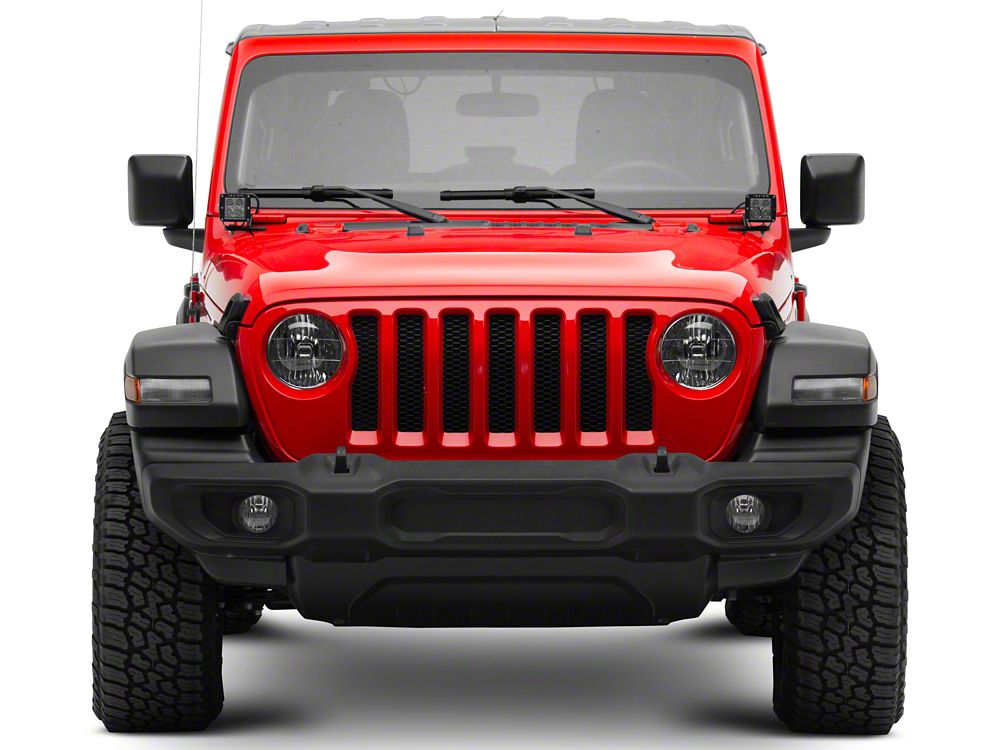 RedRock Windshield Hinge Light Mounts (18-25 Jeep Wrangler JL)