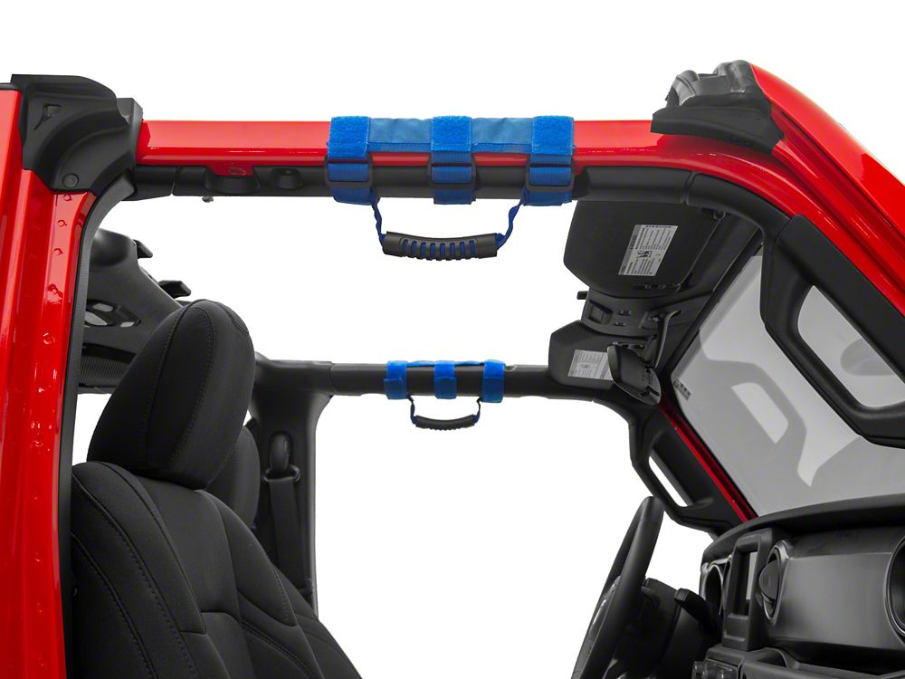 RedRock Roll Bar Grab Handles; Blue (Universal; Some Adaptation May Be Required)