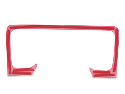 RedRock Gauge Cluster Trim; Red (97-06 Jeep Wrangler TJ)