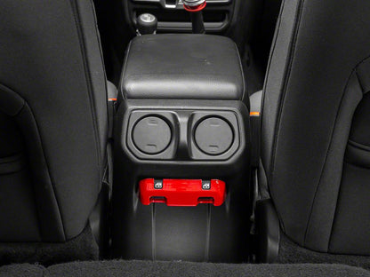 RedRock Switch Panel Trim; Red (18-25 Jeep Wrangler JL)
