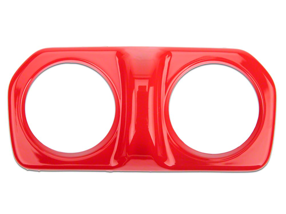 RedRock Rear Vent Outlet Trim; Red (18-25 Jeep Wrangler JL)