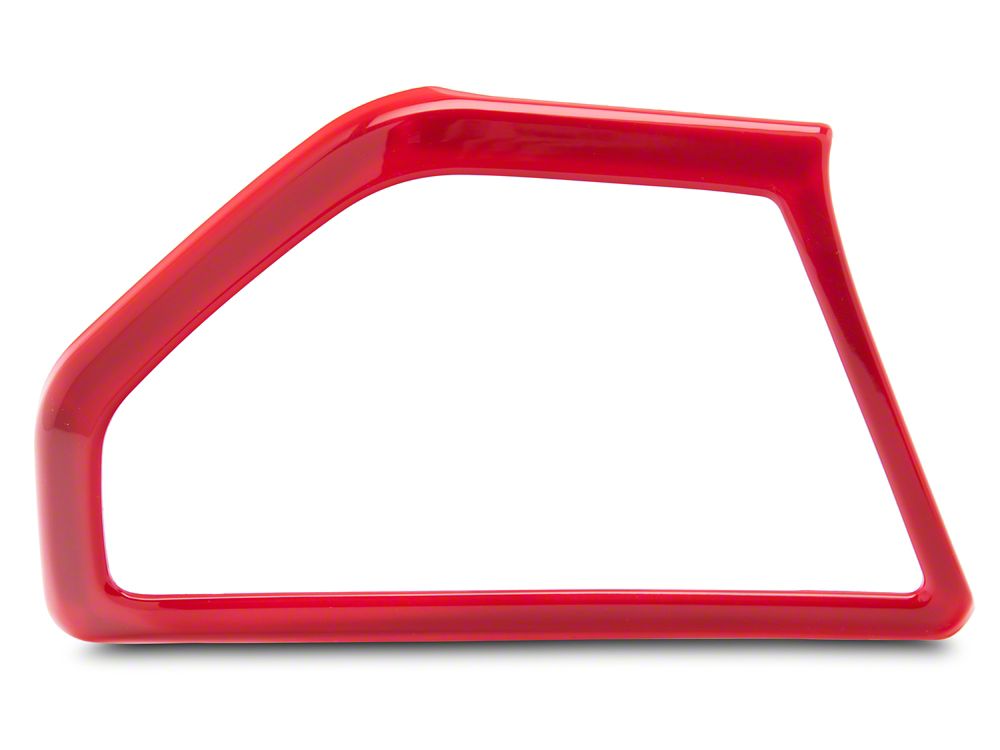 RedRock Pillar and Roof Speaker Trim; Red (18-23 Jeep Wrangler JL)