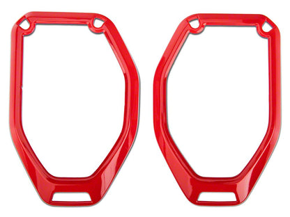 RedRock Roof Speaker Trim; Red (18-23 Jeep Wrangler JL)