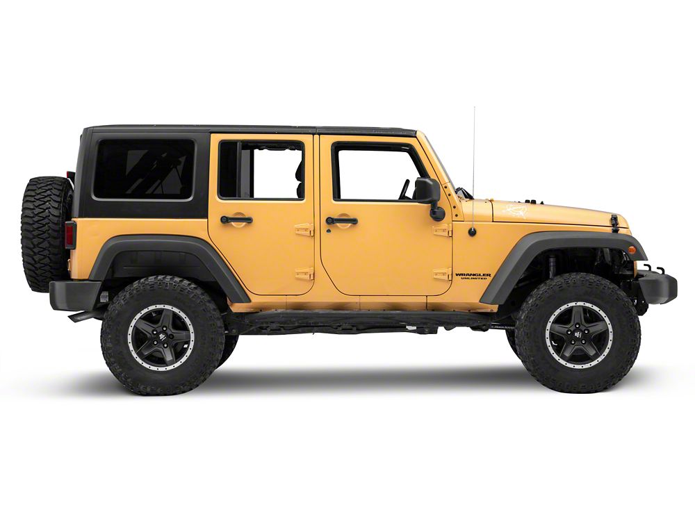 Jeep Licensed by RedRock Small Compass Decal with Jeep Logo; White (07-18 Jeep Wrangler JK)