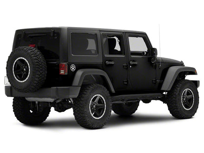 Jeep Licensed by RedRock JK Star Accent Decal; Silver (07-18 Jeep Wrangler JK)
