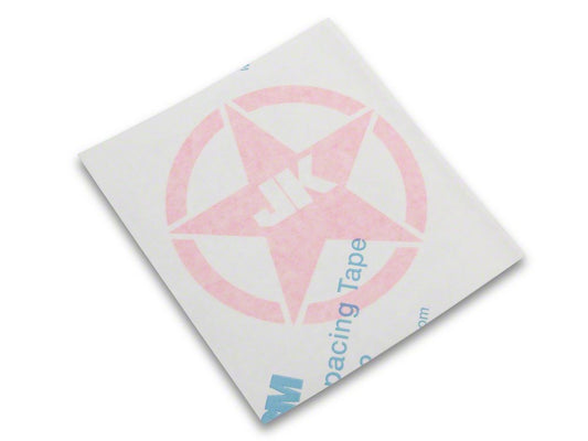 Jeep Licensed by RedRock JK Star Accent Decal; Pink (07-18 Jeep Wrangler JK)