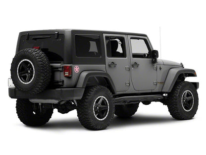 Jeep Licensed by RedRock Jeep Star Accent Decal; Pink (07-18 Jeep Wrangler JK)