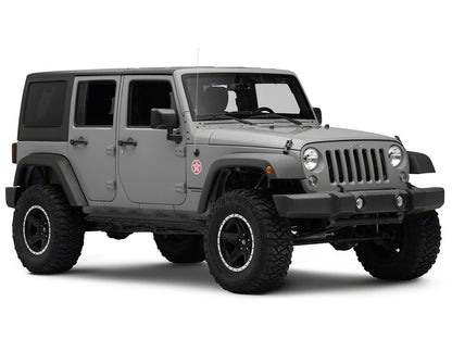 Jeep Licensed by RedRock Jeep Star Accent Decal; Pink (07-18 Jeep Wrangler JK)