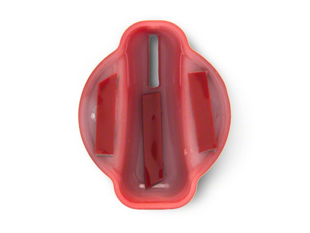 RedRock HVAC Control Knob Trim; Red (03-06 Jeep Wrangler TJ)