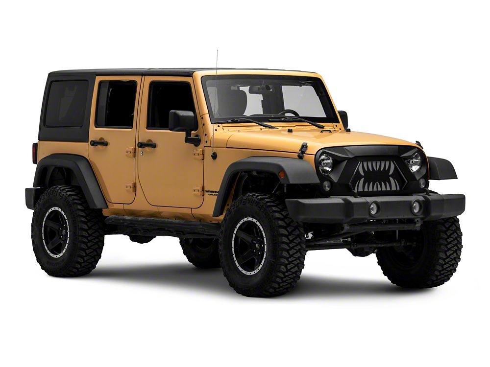 RedRock Open Wide Grille with LED DRL (07-18 Jeep Wrangler JK)